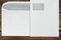 [27311] Kuvertierhüllen mit Fenster C4 229x324 mm Nassklebend Weiß 100 g/qm